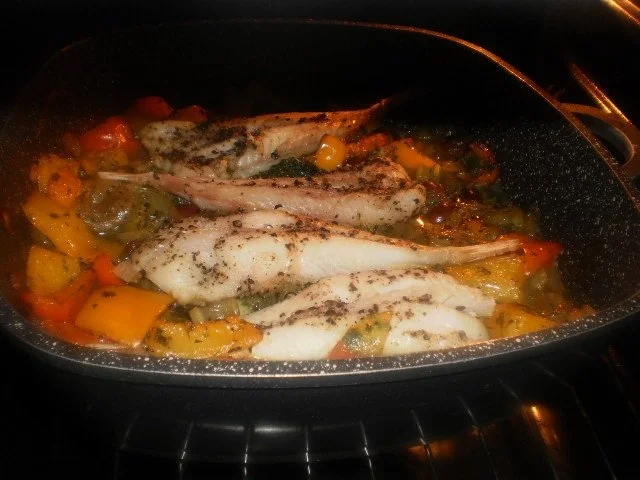 Seeteufel auf Oliven-Gemüse - Rezept - Bild Nr. 8