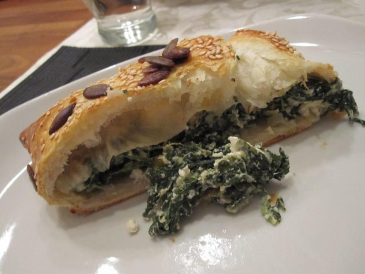 Spinat-Feta-Strudel - Rezept - Bild Nr. 4