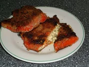 Gefüllte und panierte Paprikaschoten - Rezept