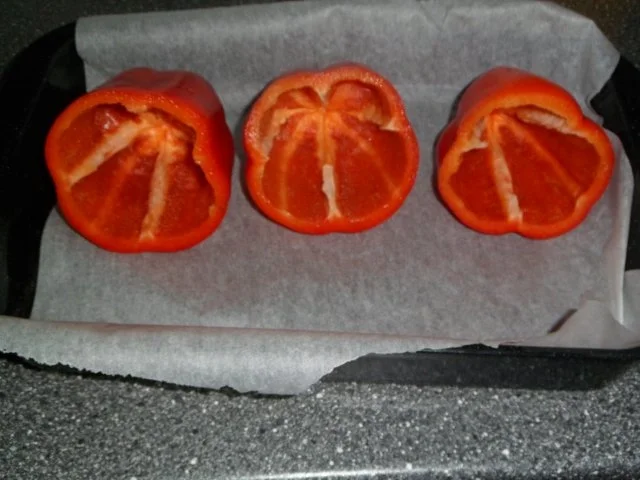 Rezept: Gefüllte und panierte Paprikaschoten Bild Nr. 3 Gefüllte und panierte Paprikaschoten - Rezept - Bild Nr. 3