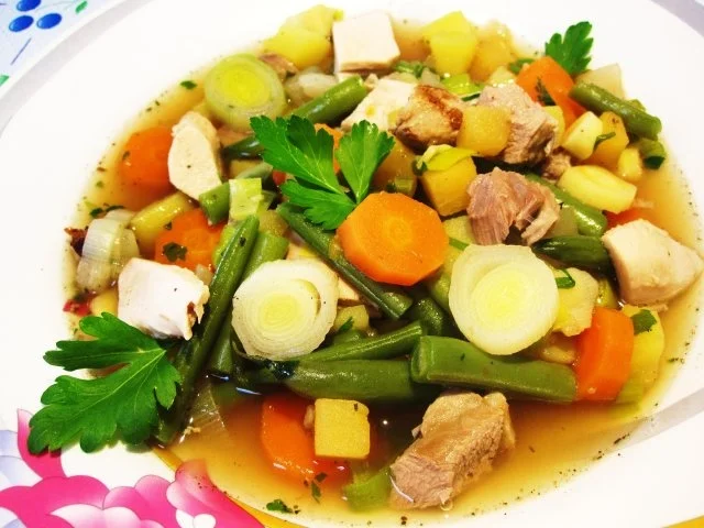 Gemüsesuppe mit Huhn und Lamm ... - Rezept - Bild Nr. 7