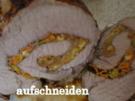 Zwiebel-Apfel Rollbraten - Rezept