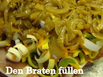 Rezept: Zwiebel-Apfel Rollbraten Bild Nr. 7 Zwiebel-Apfel Rollbraten - Rezept - Bild Nr. 7