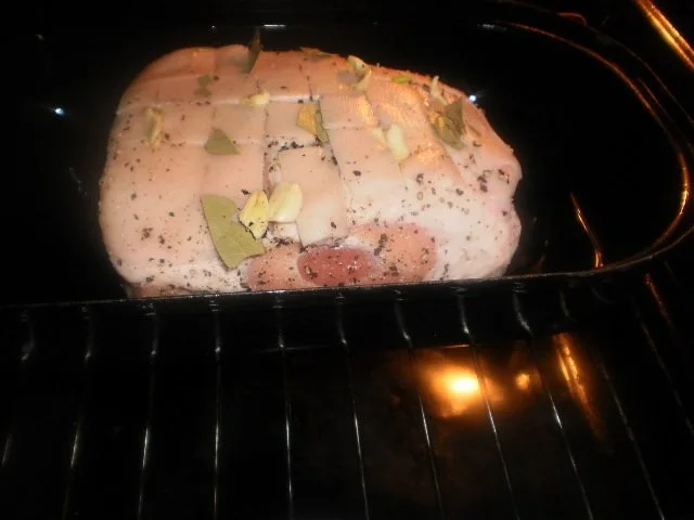 Rezept: Krustenbraten mit Schneidebohnen Bild Nr. 4 Krustenbraten mit Schneidebohnen - Rezept - Bild Nr. 4