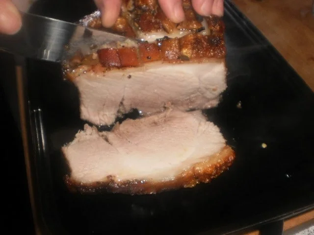 Rezept: Krustenbraten mit Schneidebohnen Bild Nr. 11 Krustenbraten mit Schneidebohnen - Rezept - Bild Nr. 11