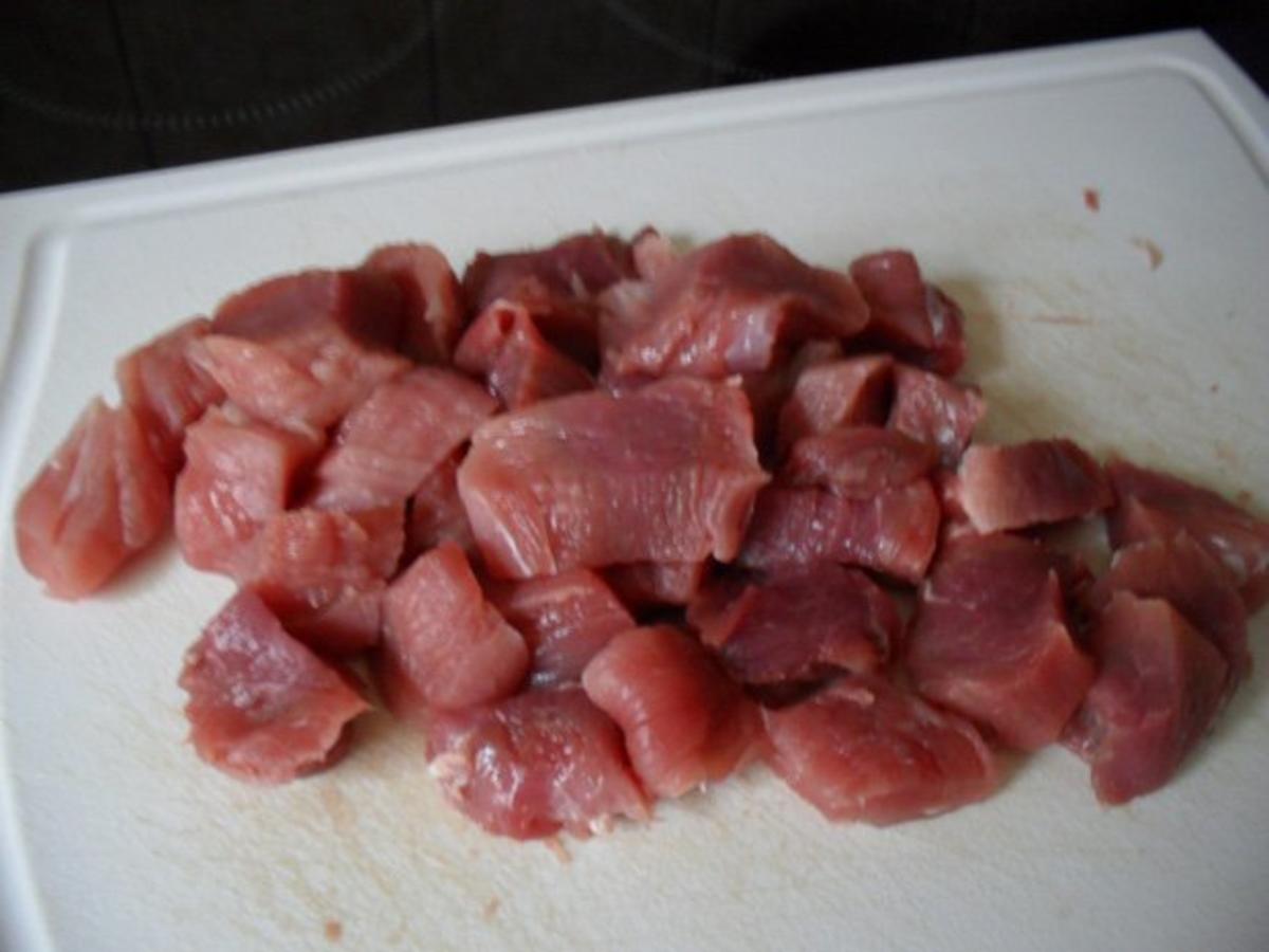 Schweinefilet süß-sauer mit Eiernudeln - Rezept - Bild Nr. 2