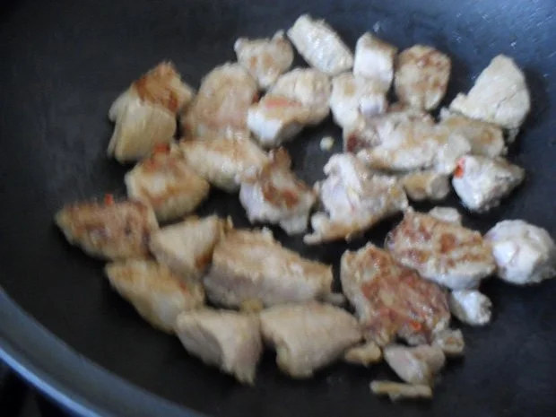 Rezept: Schweinefilet süß-sauer mit Eiernudeln Bild Nr. 8 Schweinefilet süß-sauer mit Eiernudeln - Rezept - Bild Nr. 8