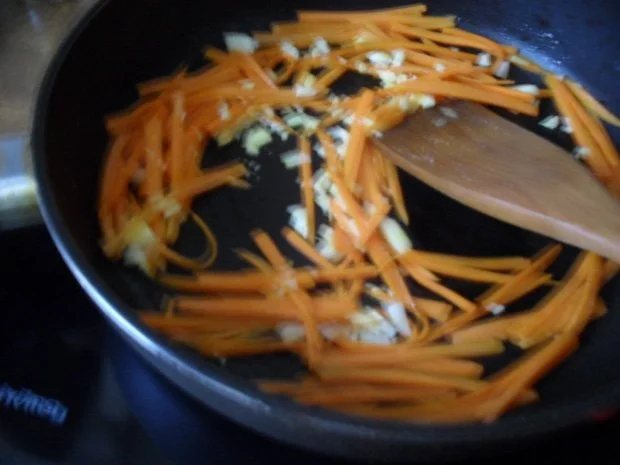 Chinakohl-Möhren gebraten mit Honig und Orangen - Rezept - Bild Nr. 4