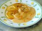 Apfelscheiben mit Orangensacue - Rezept