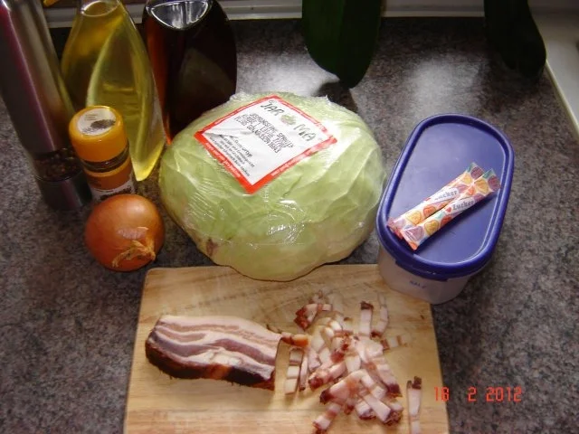 Salat : Krautsalat mit Speck - Rezept - Bild Nr. 2