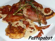 Filet Saltimbocca mit Kartoffelplätzchen - Rezept