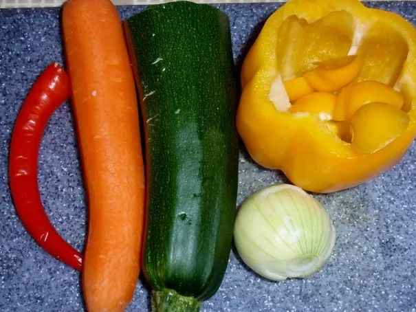 Hähnchenbrust auf Gemüse-Nudeln - Rezept - Bild Nr. 5