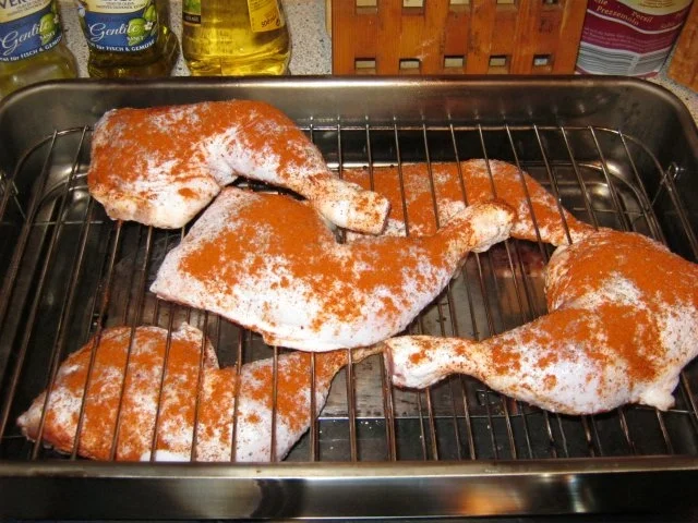 geräucherte Hähnchenkeulen - Rezept - Bild Nr. 5