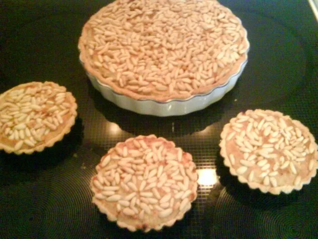 Tarte aux pignons et à la frangipane   Tarte mit Pinienkerne auf Mandelcreme - Rezept - Bild Nr. 7