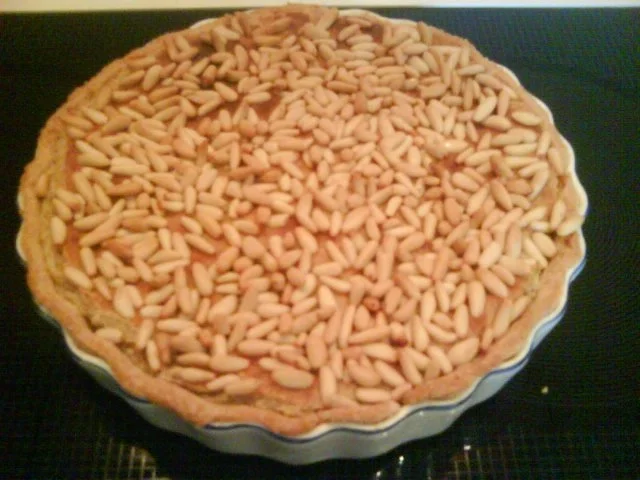 Tarte aux pignons et à la frangipane   Tarte mit Pinienkerne auf Mandelcreme - Rezept - Bild Nr. 6