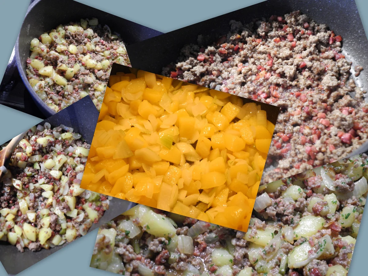 Hackfleischpfanne, würzig - Rezept - Bild Nr. 2360