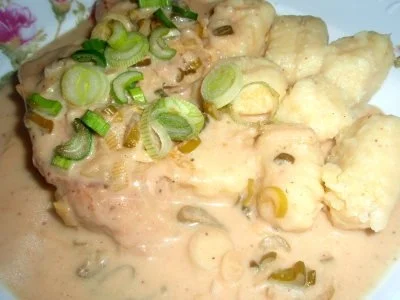 Fleisch: Schweinsfilet mit Apfel-Senf-Sauce - Rezept