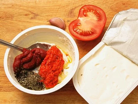 Frischkäsecreme - mediterran - Rezept - Bild Nr. 2