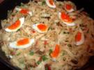 Schnelle Nudeln mit Ei - Rezept