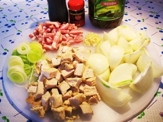 Bratreis mit Fleisch vom Grillhähnchen - Rezept - Bild Nr. 4