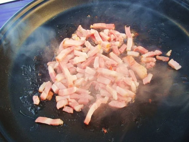 Bratreis mit Fleisch vom Grillhähnchen - Rezept - Bild Nr. 6