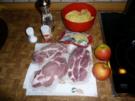 Kammkotelett , Kartoffel - Gratin - Rezept