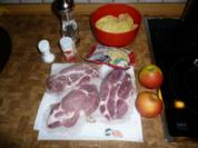 Kammkotelett , Kartoffel - Gratin - Rezept