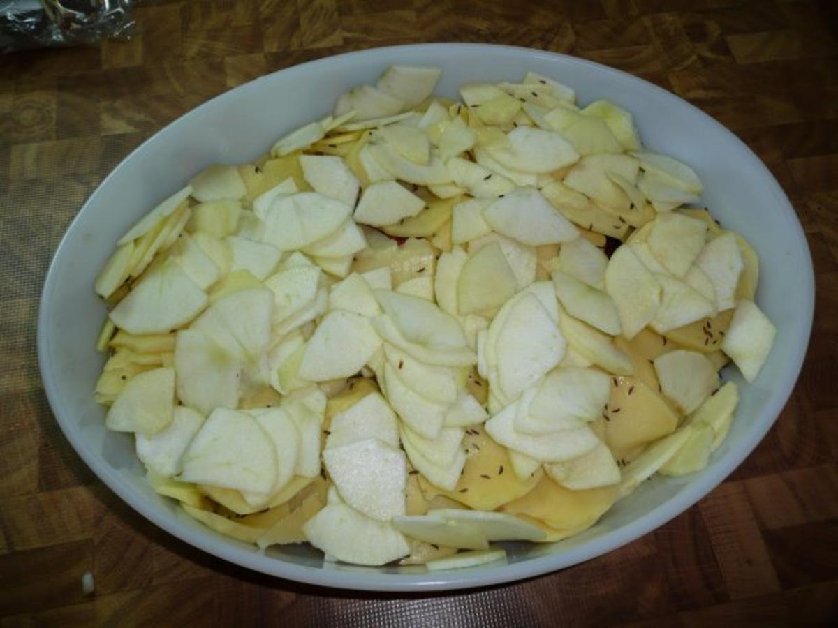 Kammkotelett , Kartoffel - Gratin - Rezept - Bild Nr. 4
