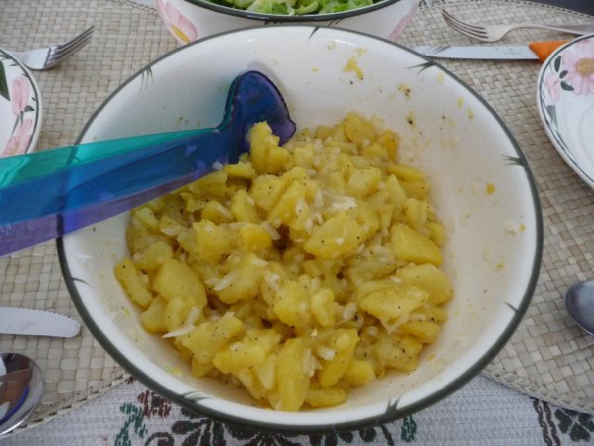Schwäbischer Kartoffelsalat mit Spiegelei - Rezept - Bild Nr. 7