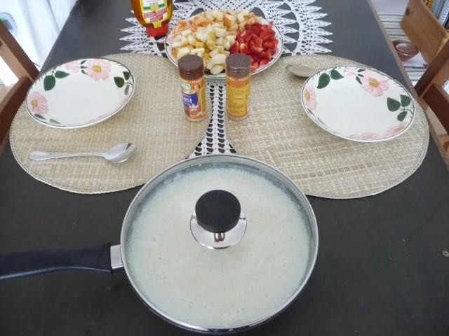 Rezept: Süße Mahlzeiten : Milchreis mit frischem Obst Bild Nr. 8 Süße Mahlzeiten : Milchreis mit frischem Obst - Rezept - Bild Nr. 8