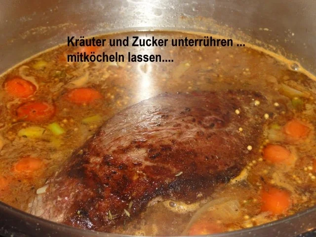 Rezept: Fleisch: TAFELSPITZ geschmort Bild Nr. 8 Fleisch: TAFELSPITZ geschmort - Rezept - Bild Nr. 8