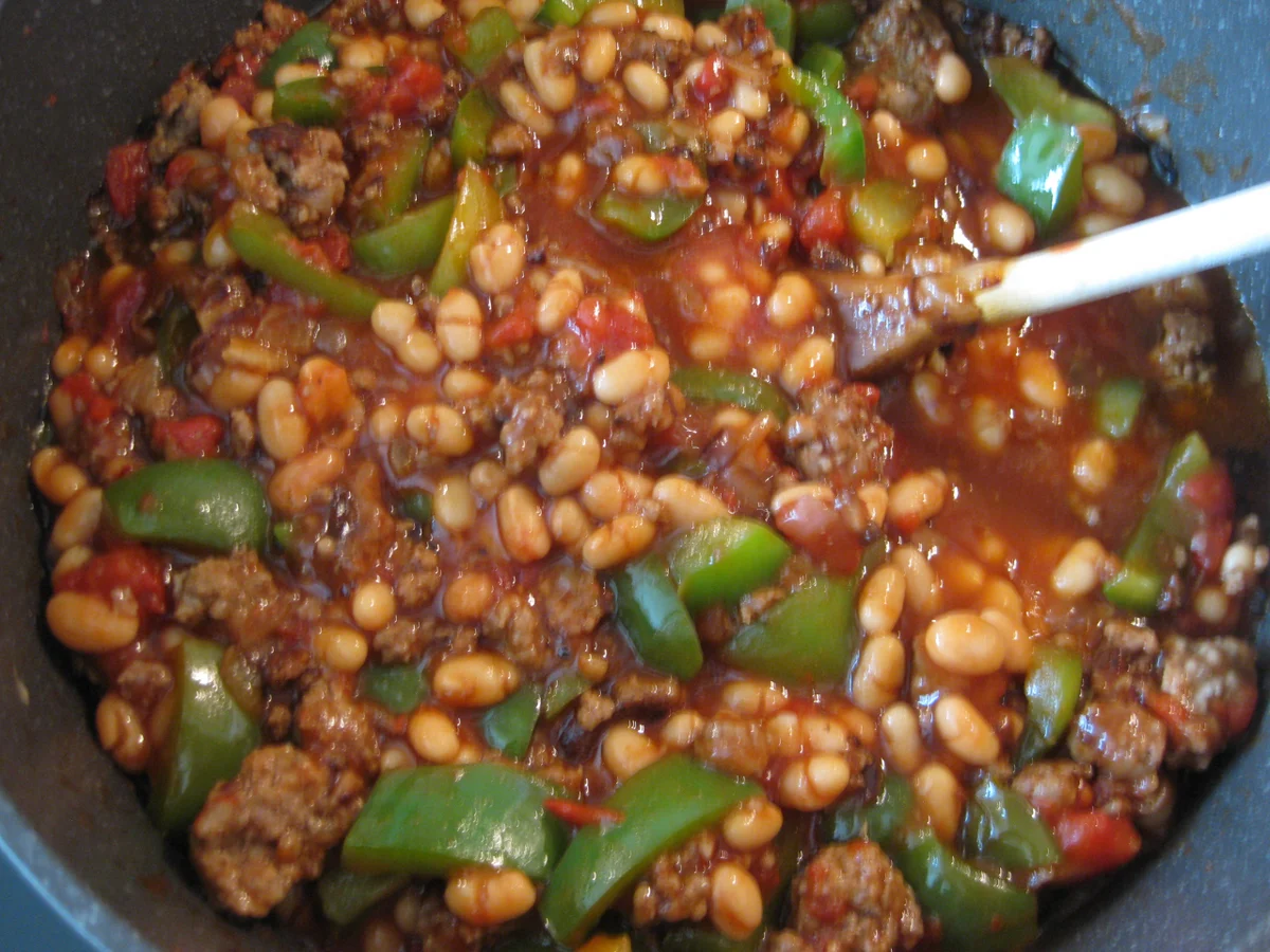 Hackfleisch-Bohneneintopf - Rezept - Bild Nr. 2