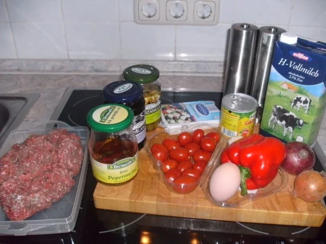 Bunte Hackfleischpizza - Rezept - Bild Nr. 7