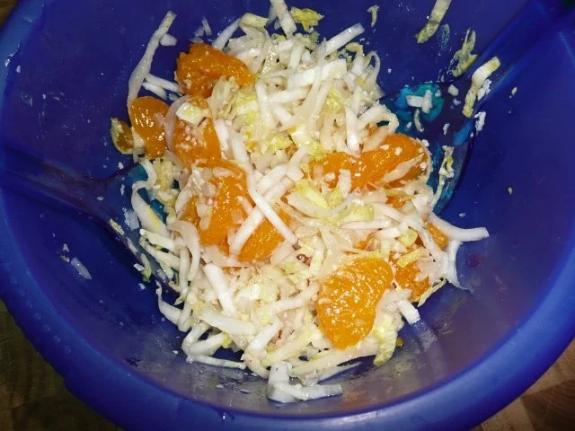 Chicorée-Salat mit Mandarinen - Rezept