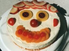 Käsesahne-Torte "Clown" - Rezept