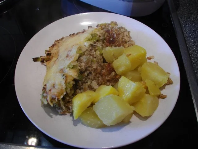 Rezept: Grünkernauflauf mit Lauch Bild Nr. 2 Grünkernauflauf mit Lauch - Rezept - Bild Nr. 2