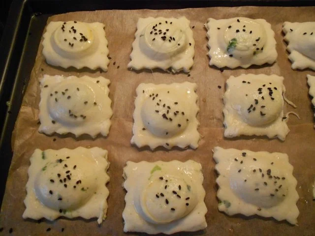 Kleine Hefetaschen mit Spinat und Feta à la Mini-Börek - Rezept - Bild Nr. 31