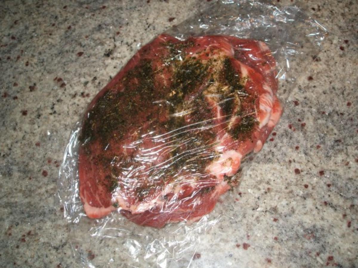 Fleisch: Kräuter-Schweine-Steaks - Rezept - Bild Nr. 5