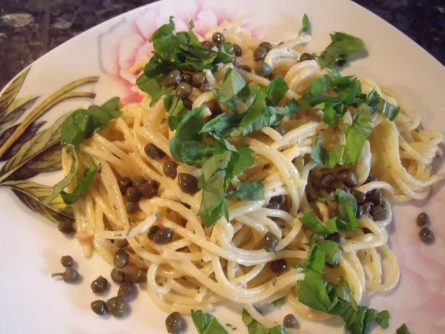 Pasta: Zitronen-Kapern-Carbonara - Rezept