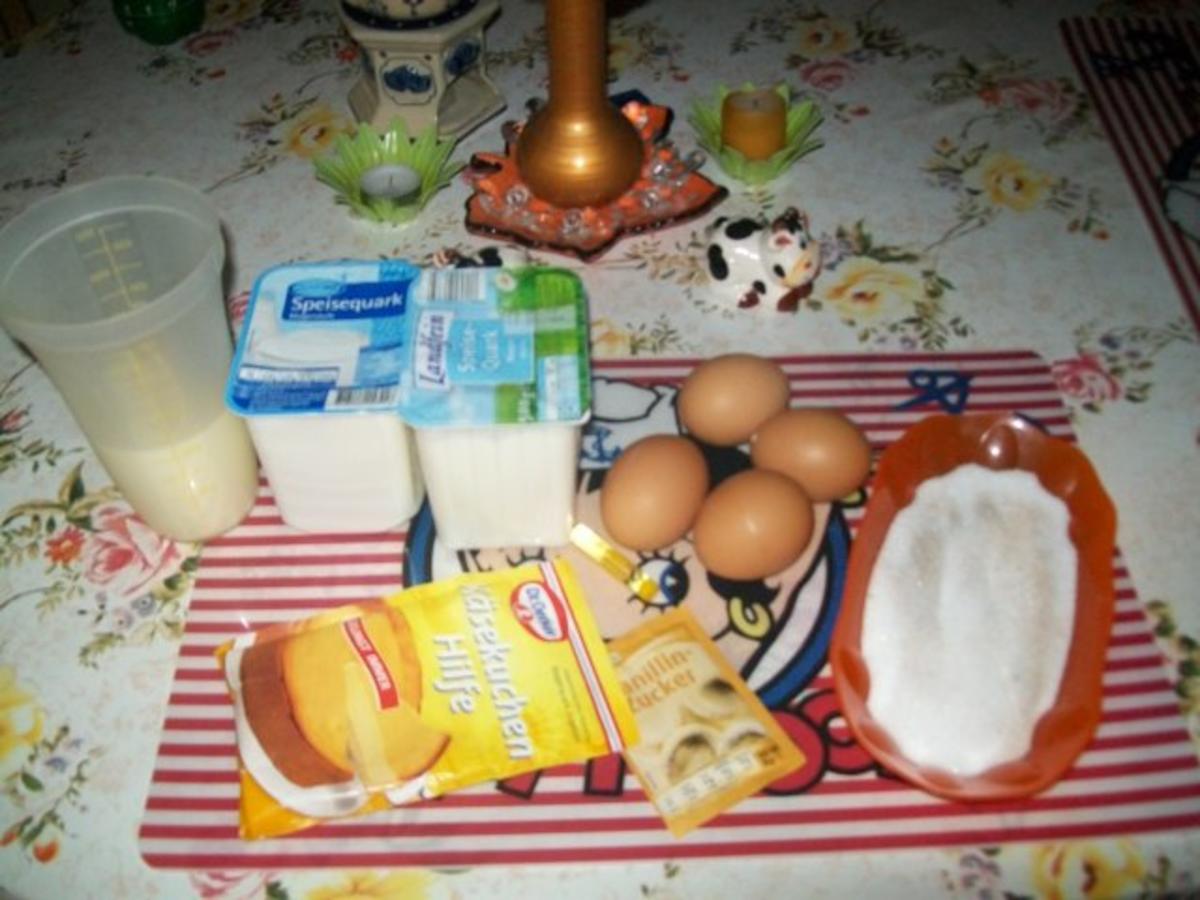 Irenes schneller Käsekuchen mit getrockneten Aprikosenstückchen - Rezept - Bild Nr. 6