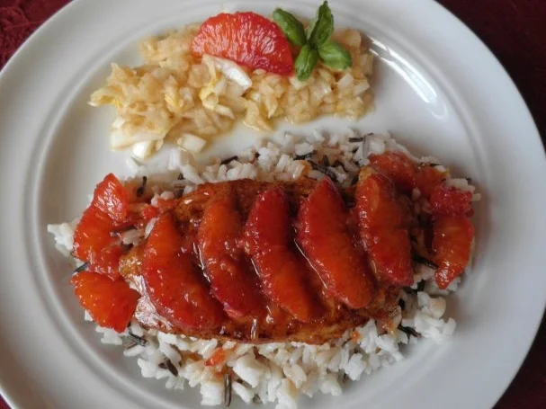 Blutorangenschnitzel ... - Rezept - Bild Nr. 2