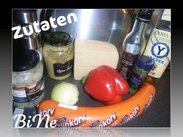 BiNe` S KÆSE - WURST - SALAT - Rezept - Bild Nr. 2