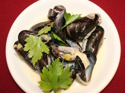 Miesmuscheln in Kokosmilch und Ingwer - Rezept