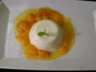 Holunderblütencreme mit Aprikosenröster - Rezept