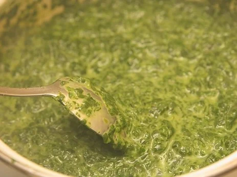 Rezept: Ka-Ka-Rü-Pü mit Spinat und Ei-chen Bild Nr. 3 Ka-Ka-Rü-Pü mit Spinat und Ei-chen - Rezept - Bild Nr. 3