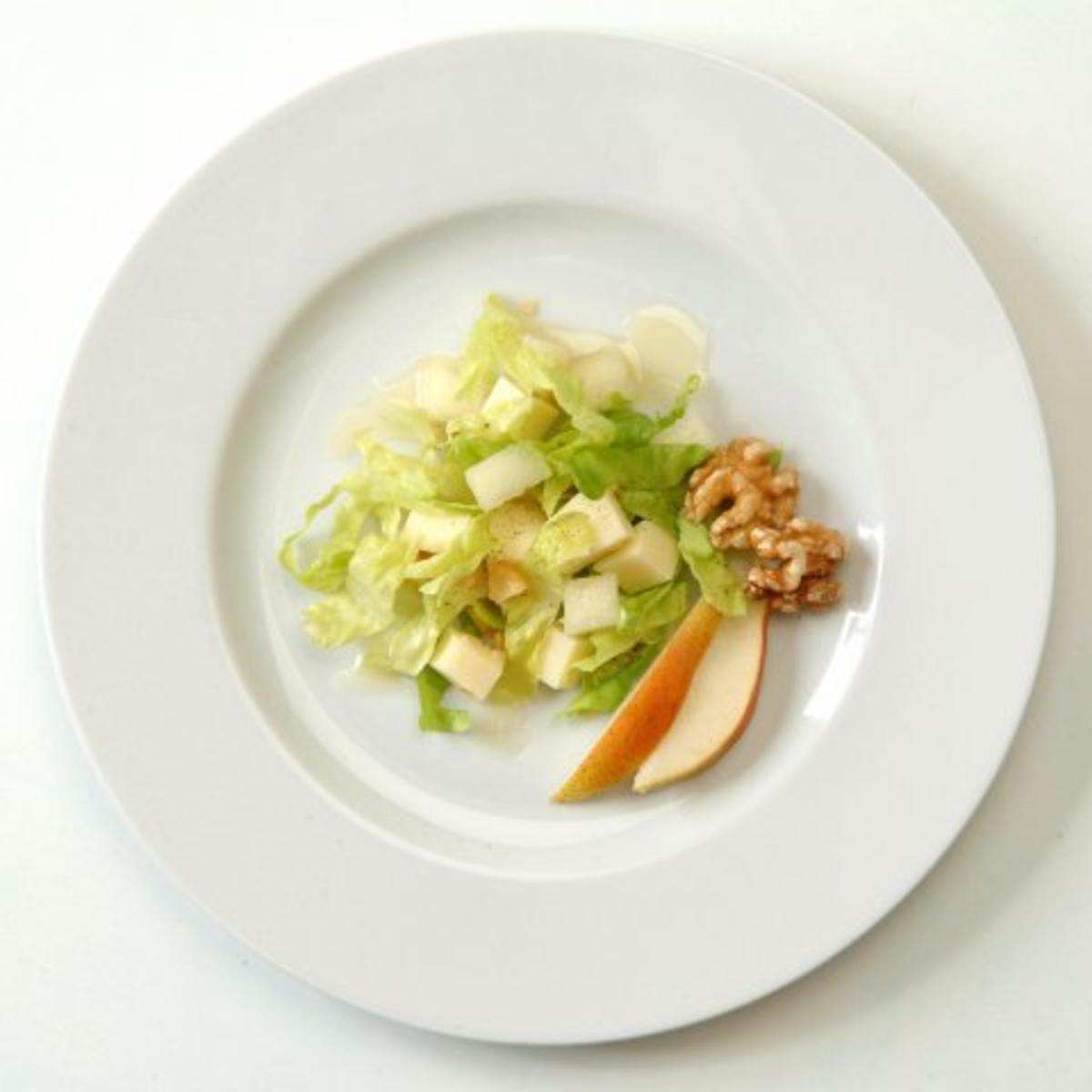 Salat mit Abate Fetel Birnen - Rezept