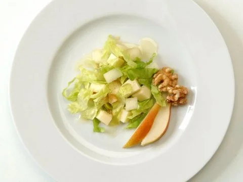 Rezept: Salat mit Abate Fetel Birnen Salat mit Abate Fetel Birnen - Rezept