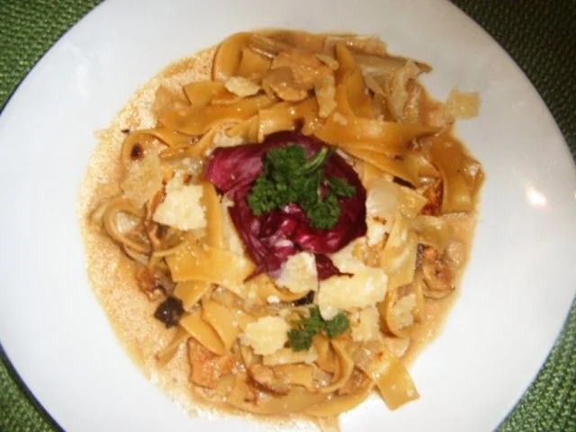 Hähnchen-Chicoree- Nudeln - Rezept