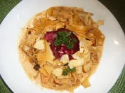 Hähnchen-Chicoree- Nudeln - Rezept