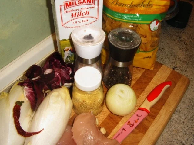 Hähnchen-Chicoree- Nudeln - Rezept - Bild Nr. 2